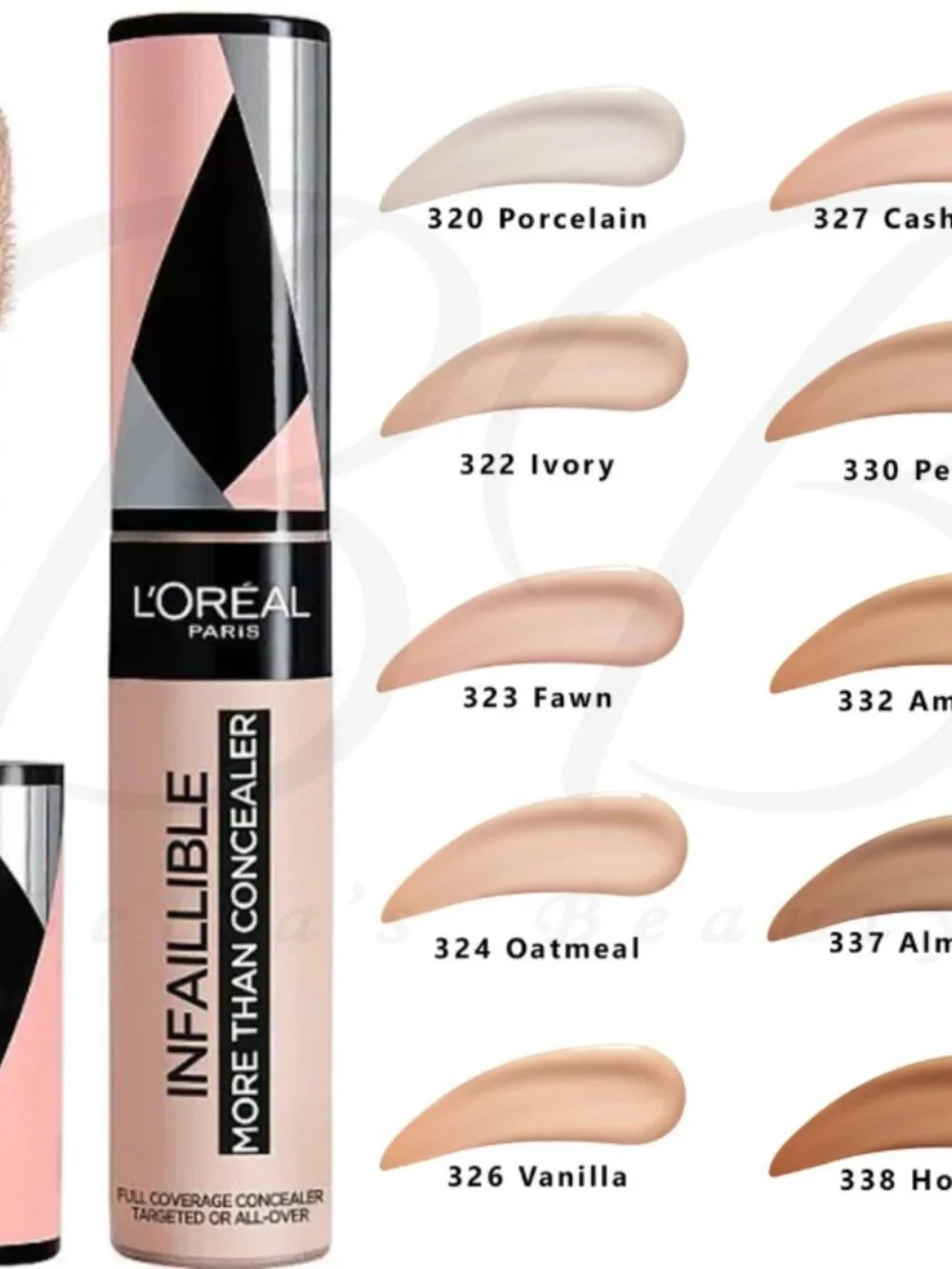 L'Oréal Infallible Full Wear Concealer 320 Porcelain Bundle x3 NWT